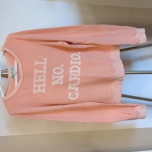 Wildfox "Hell No Cardio" Sweatshirt